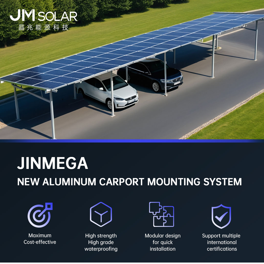 JinMega novíssimo sistema de montagem de garagem de alumínio