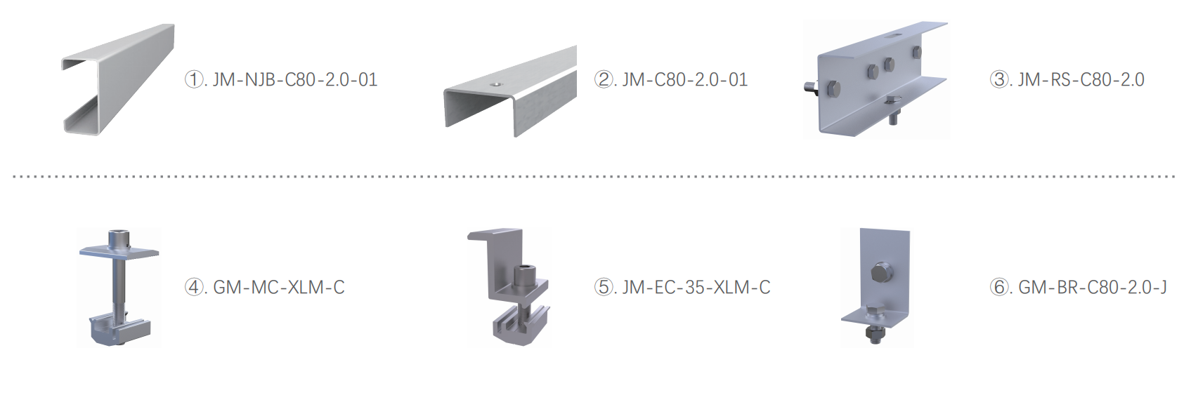 Zn-Al-Mg Dual Pole Solar Mounting System