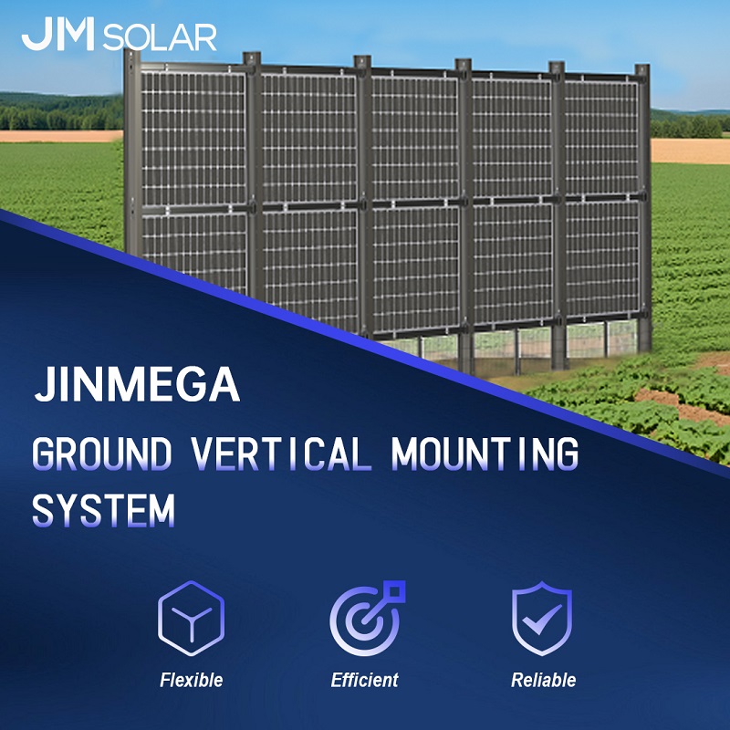 Destaque do produto | Sistema de montagem vertical JinMega para uso inteligente do solo