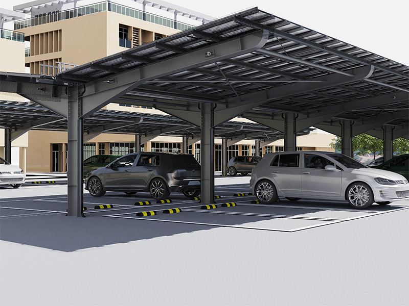 Bipv Steel Solar Carport