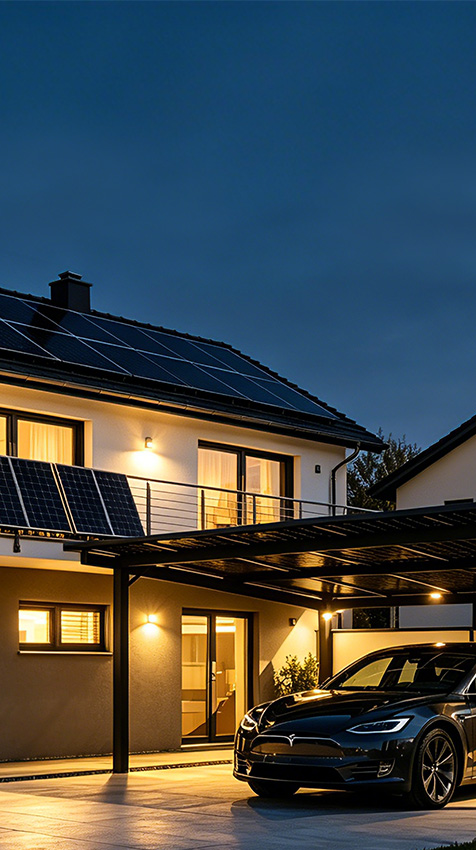 Solução integrada de energia solar