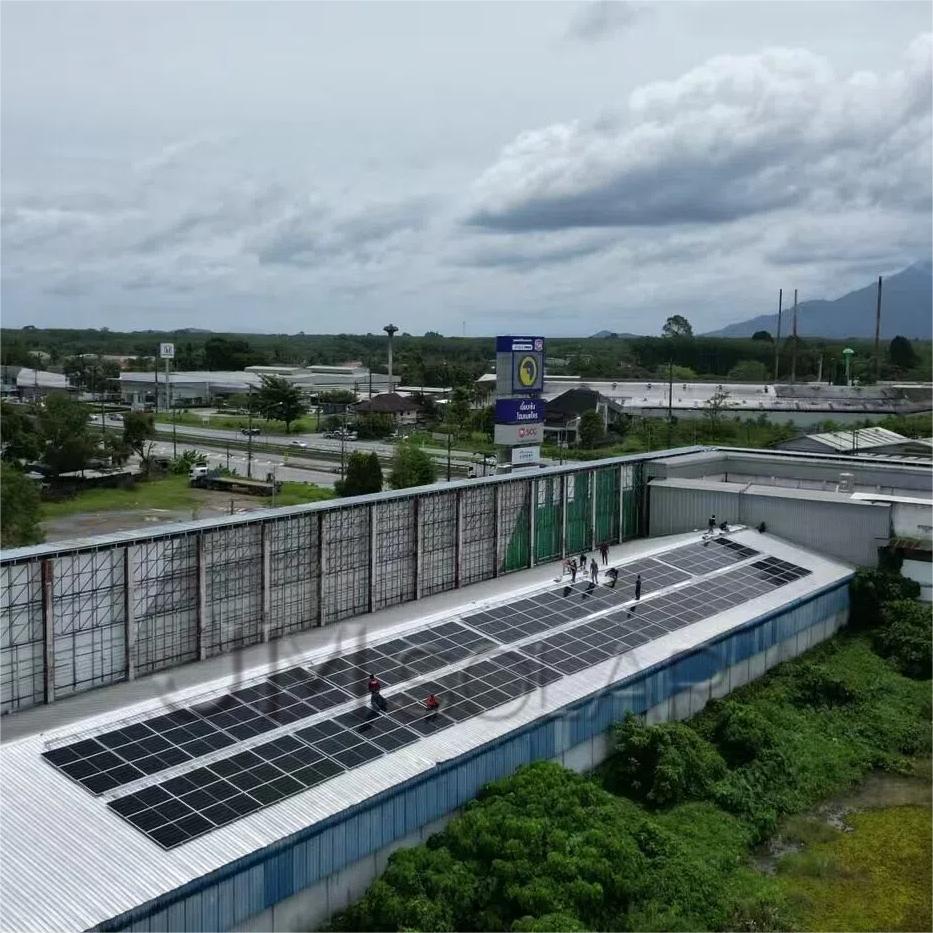 Projeto em destaque | Projeto de energia solar com telhado metálico de 2,1 MW na Tailândia